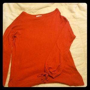Motherhood:Maternity scoop neck sweater
